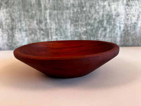 Hand Carved Cherry Bowl by Glendon Boyd