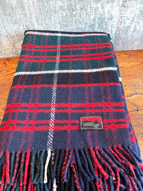 Harrison's Edinburgh Castle Wool Blanket Rug - 54 x 68 Inches