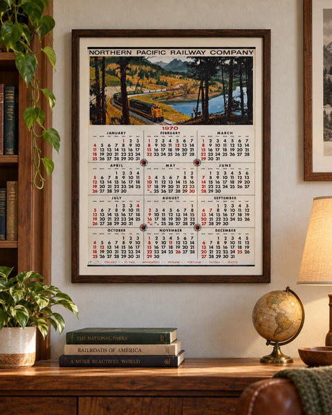 Northern Pacific 1970 Wall Calendar by LPIU