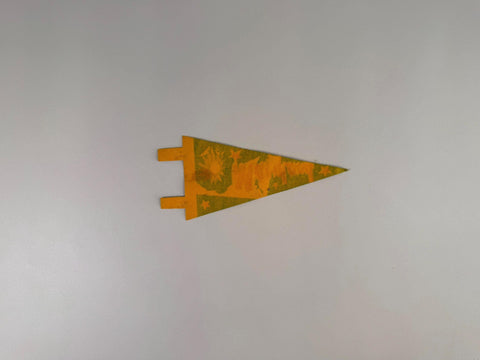 Vintage Maryland Felt Pennant with Sun and State Design