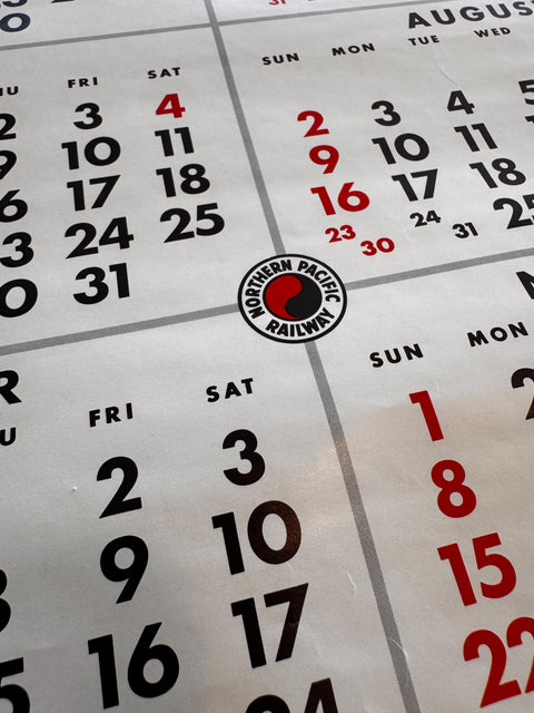 Northern Pacific 1970 Wall Calendar by LPIU