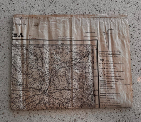 Gandesa 1938 Military Topographic Map of Spain