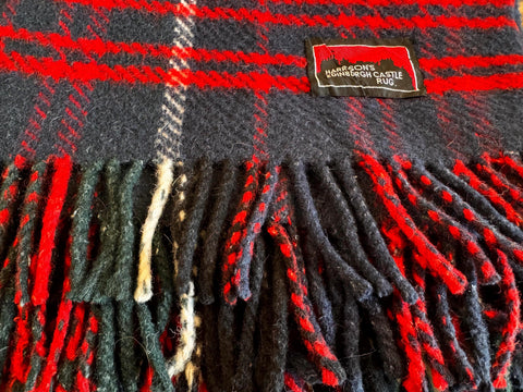 Harrison's Edinburgh Castle Wool Blanket Rug - 54 x 68 Inches
