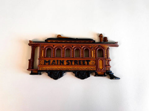 1975 Homco Main Street Wall Decor
