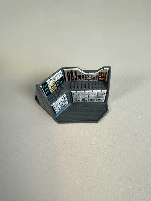 1982 Star Wars Micro Collection Hoth Ion Cannon Computer Consoles | Vintage Kenner Set of 2
