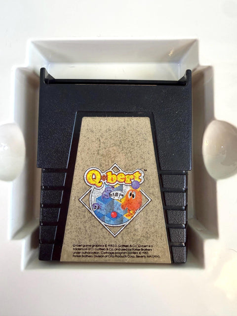 Q*bert Cartridge for Atari Home Computers by Parker Brothers