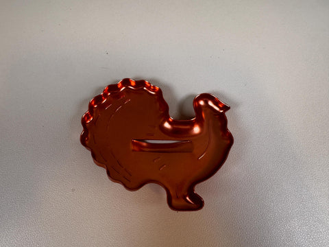 Set of 5 Copper Animal-Shaped Cookie Cutters