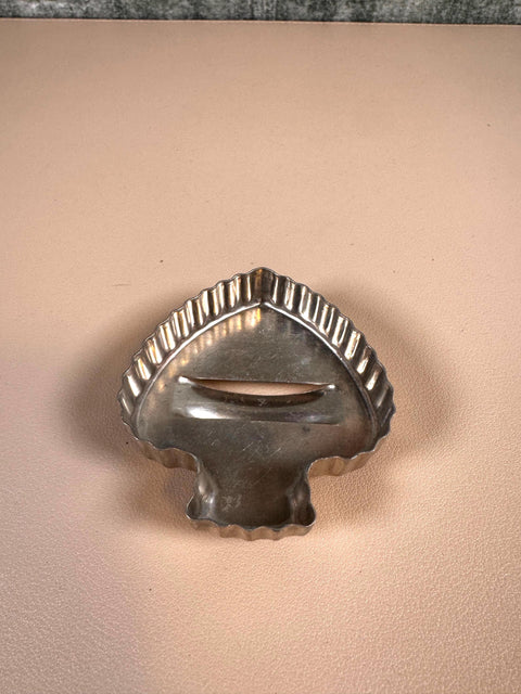 Set of 5 Vintage Aluminum Cookie Cutters with Handles