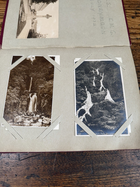 Vintage Postcard Album 37 UK Scenic Postcards Richmond Keswick Lake District