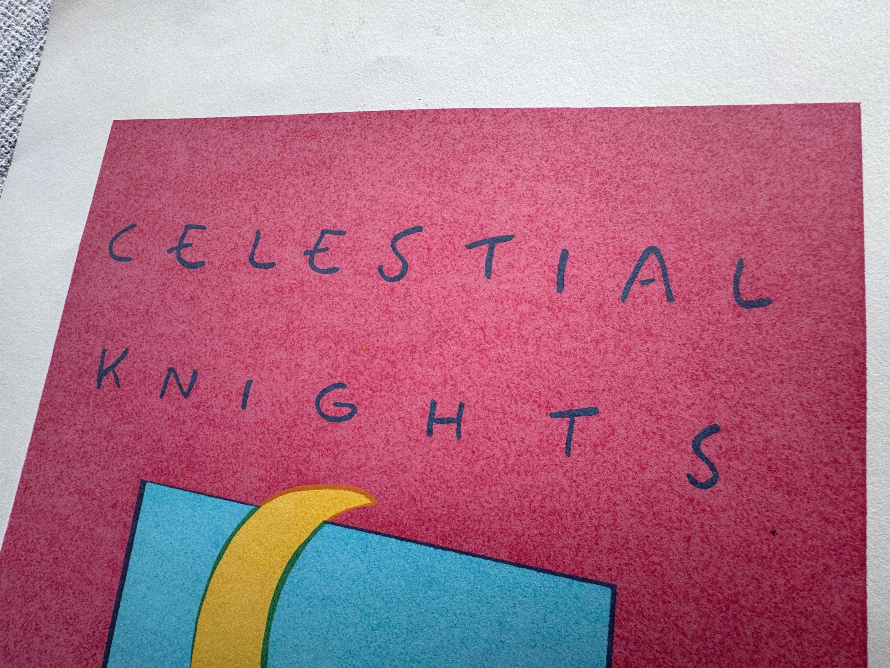 Celestial Knights - 1987 Jazz Fest - Robert Guthrie | Silkscreen (40/200)