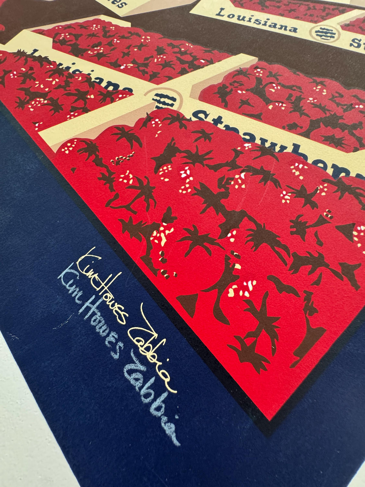 Tenth Annual Strawberry Festival – 1981 – Kim Howes Zabbia | Silkscreen (586/1250)