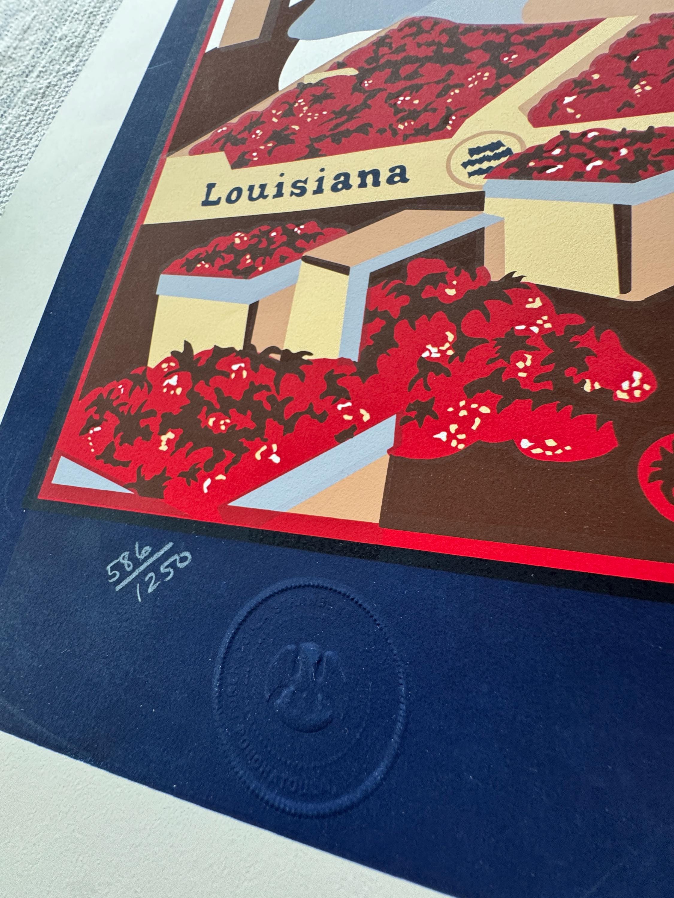 Tenth Annual Strawberry Festival – 1981 – Kim Howes Zabbia | Silkscreen (586/1250)