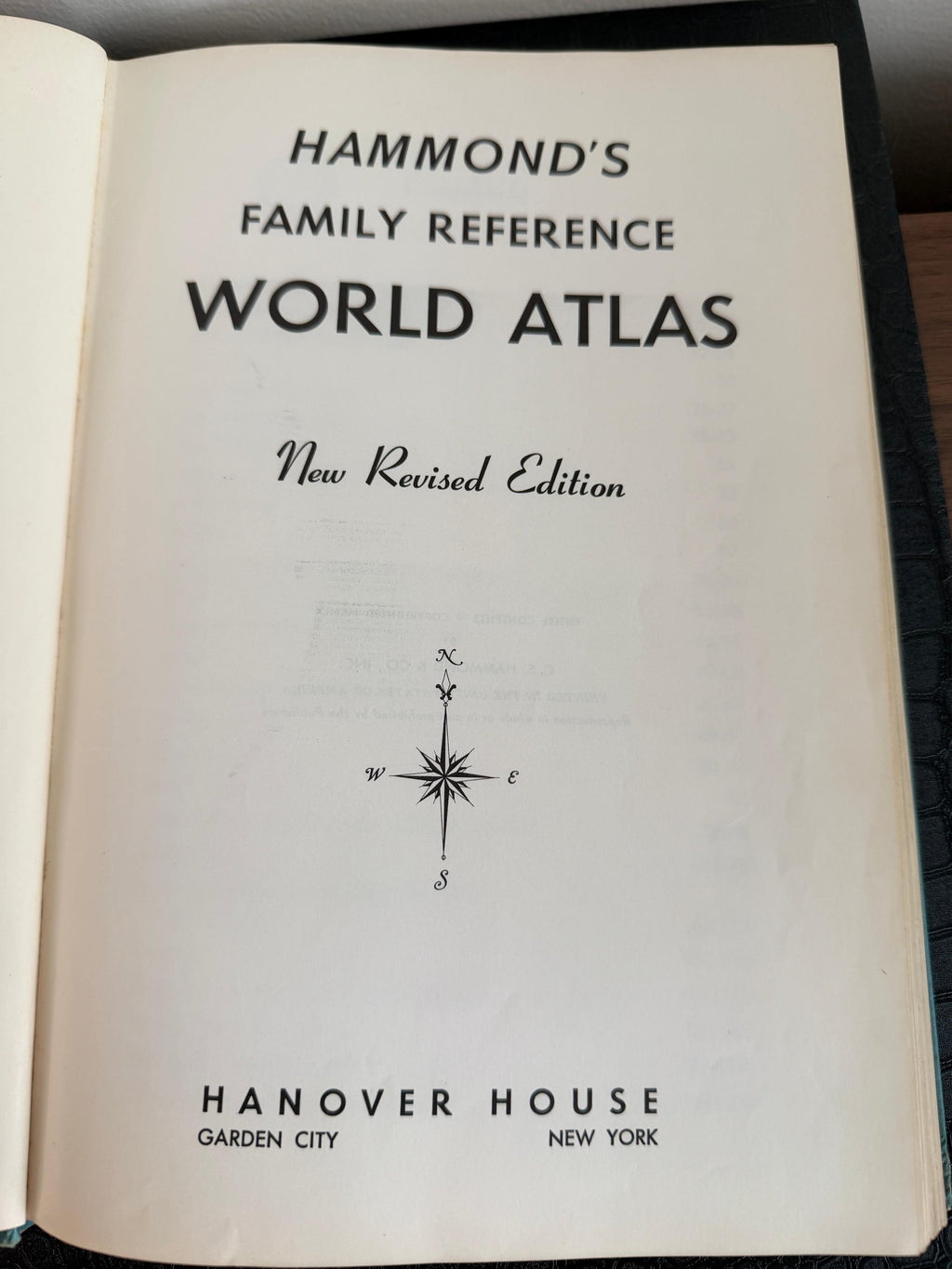 Hammond World Atlas | 1960 Hardcover