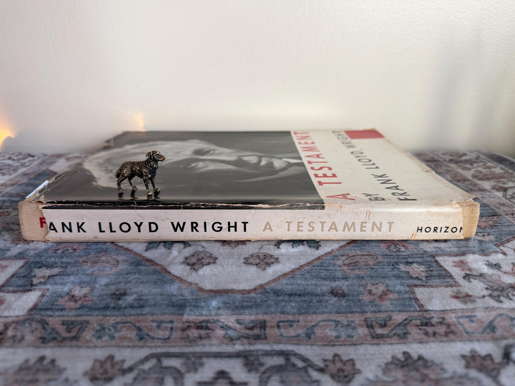 A Testament by Frank Lloyd Wright | 1957 Hardcover