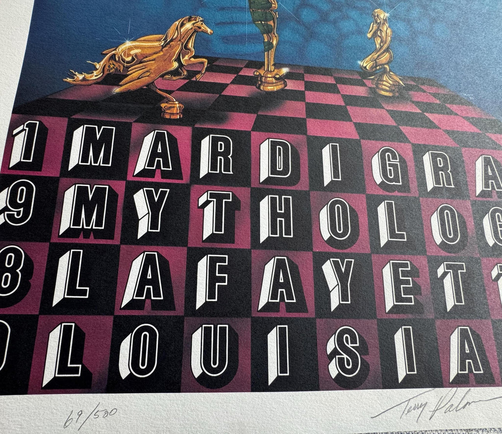 Mardi Gras Mythology – Terry Palmer – 1980 | Lithograph (69/500)