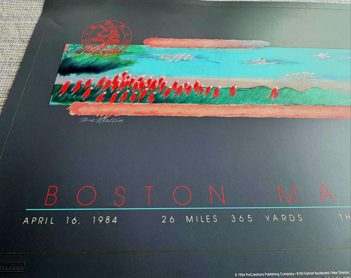 Boston Marathon – 1984 – Tore Wallin | Silkscreen (125/500)