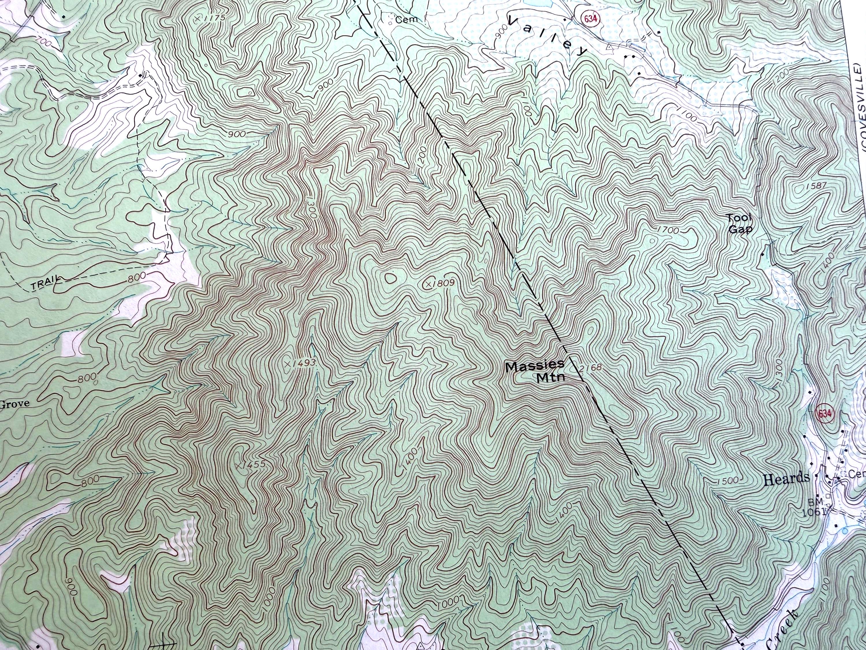 Greenfield, Virginia – USGS Quadrangle Map | 1967