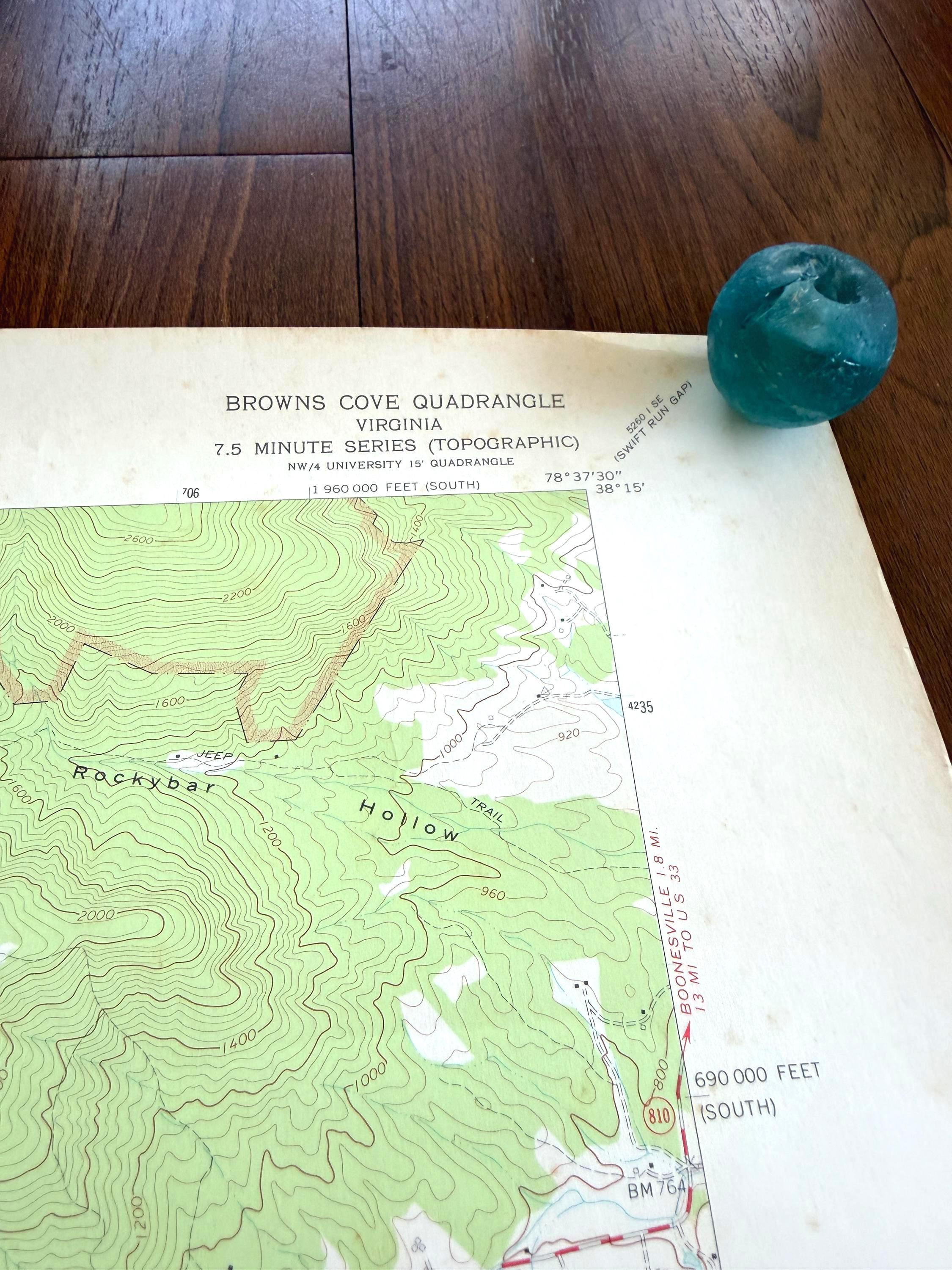 Covesville, Virginia – USGS Quadrangle Map | 1967