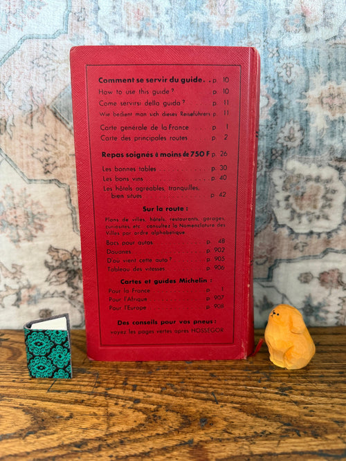 1958 Michelin Guide France