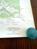 Earleysville, Virginia – USGS Quadrangle Map | 1965