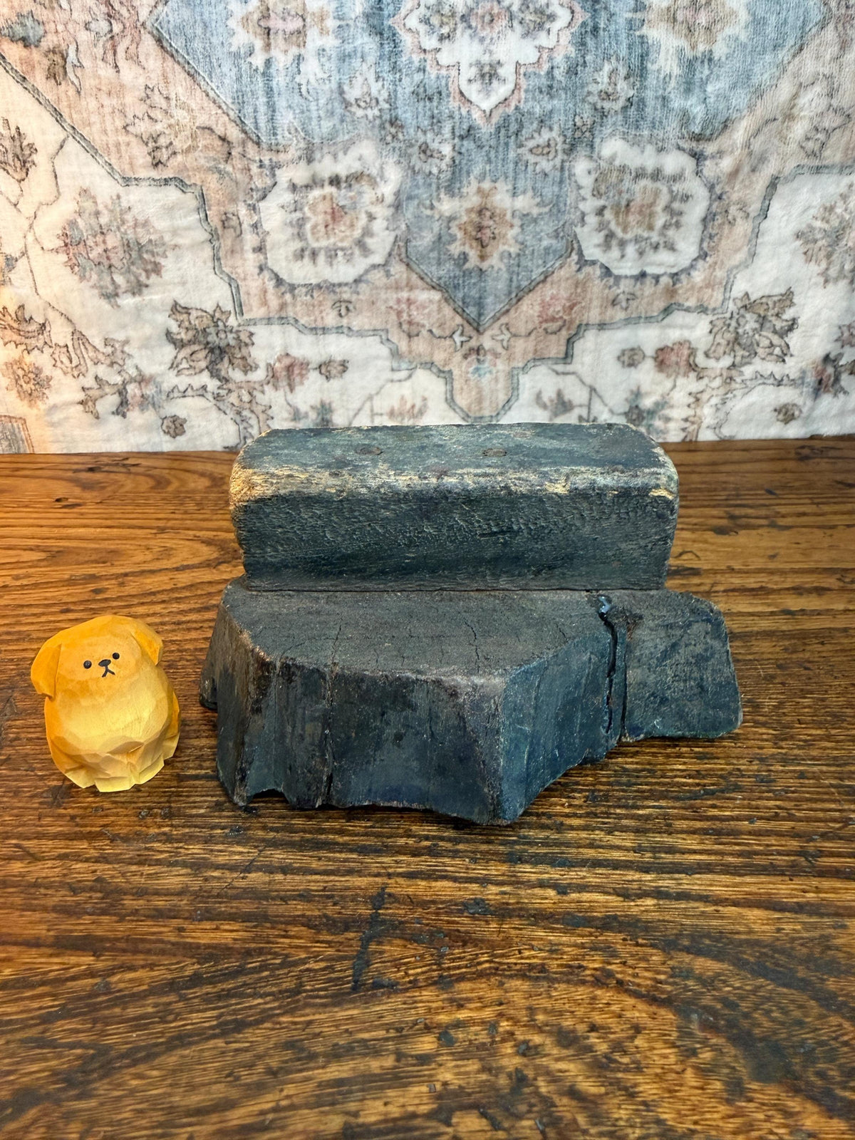 Leaf Sprig Vintage Hand-Carved Textile Printing Block