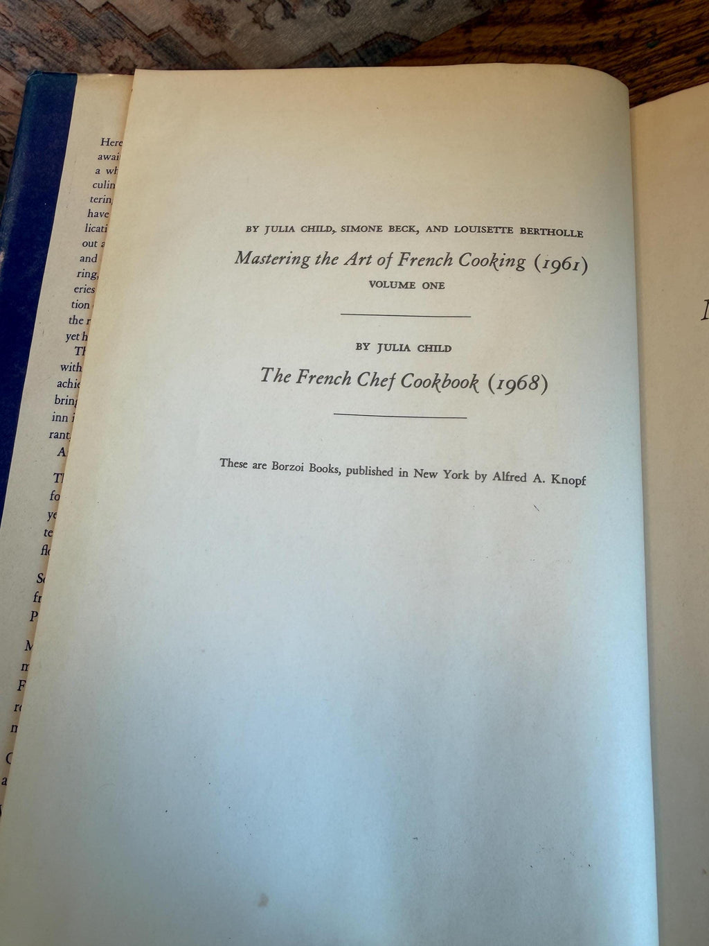 Mastering French Cooking Volume Two Julia Child | First Edition Hardcover (1970)