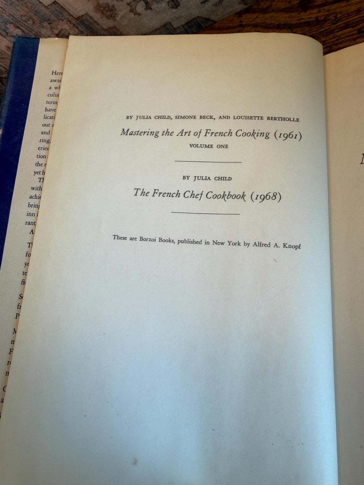 Mastering French Cooking Volume Two Julia Child | First Edition Hardcover (1970)