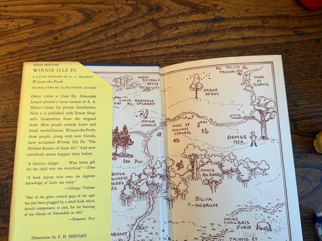 Winnie Ille Pu by A.A. Milne | 1961 Latin Edition Hardcover