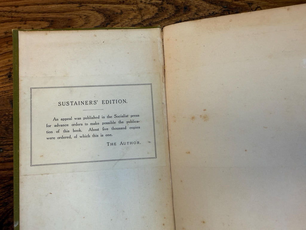 The Jungle by Upton Sinclair | 1906 Sustainers’ Edition Hardcover Book