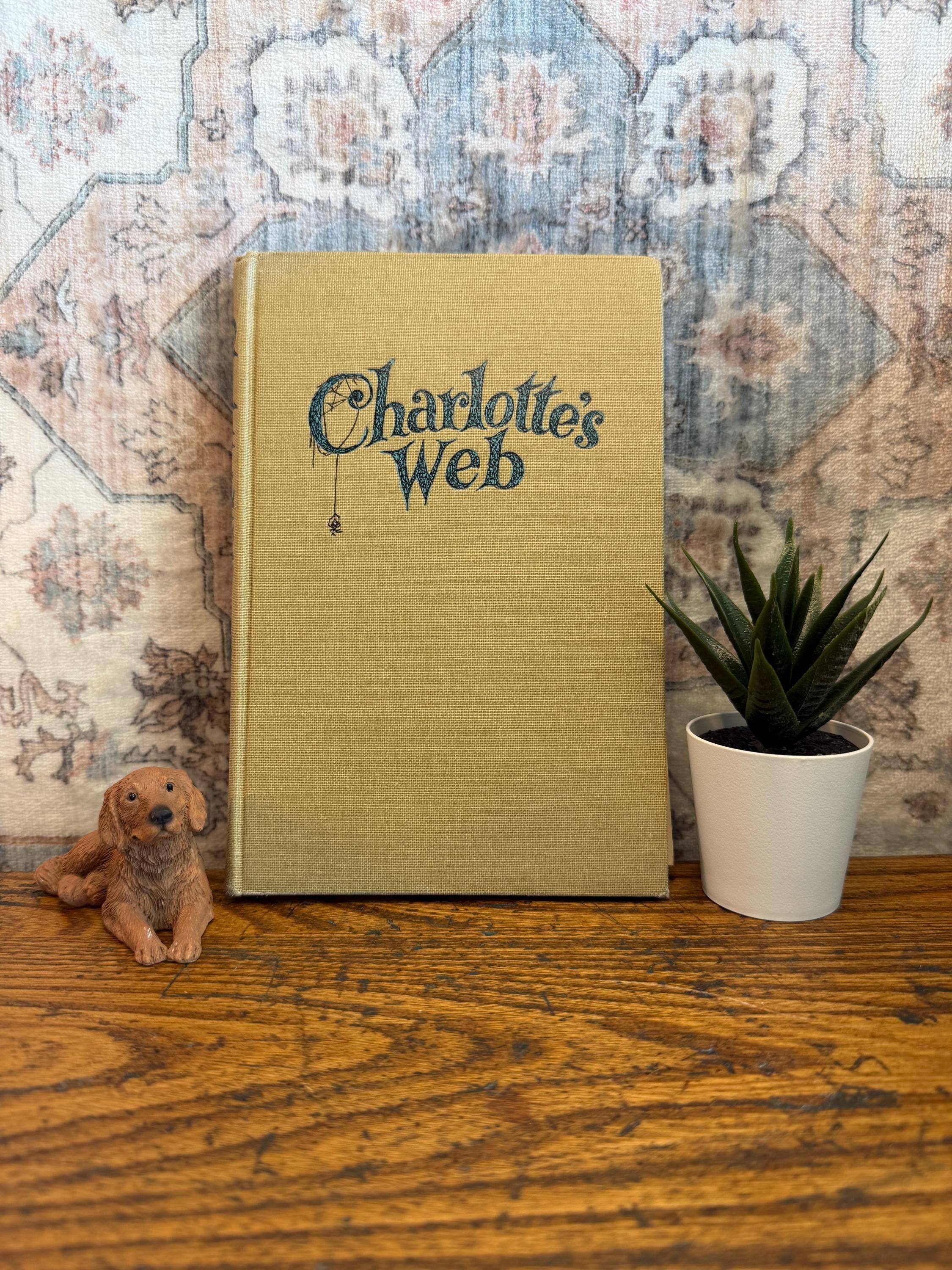 Charlotte’s Web by E.B. White | 1952 Illustrated Hardcover