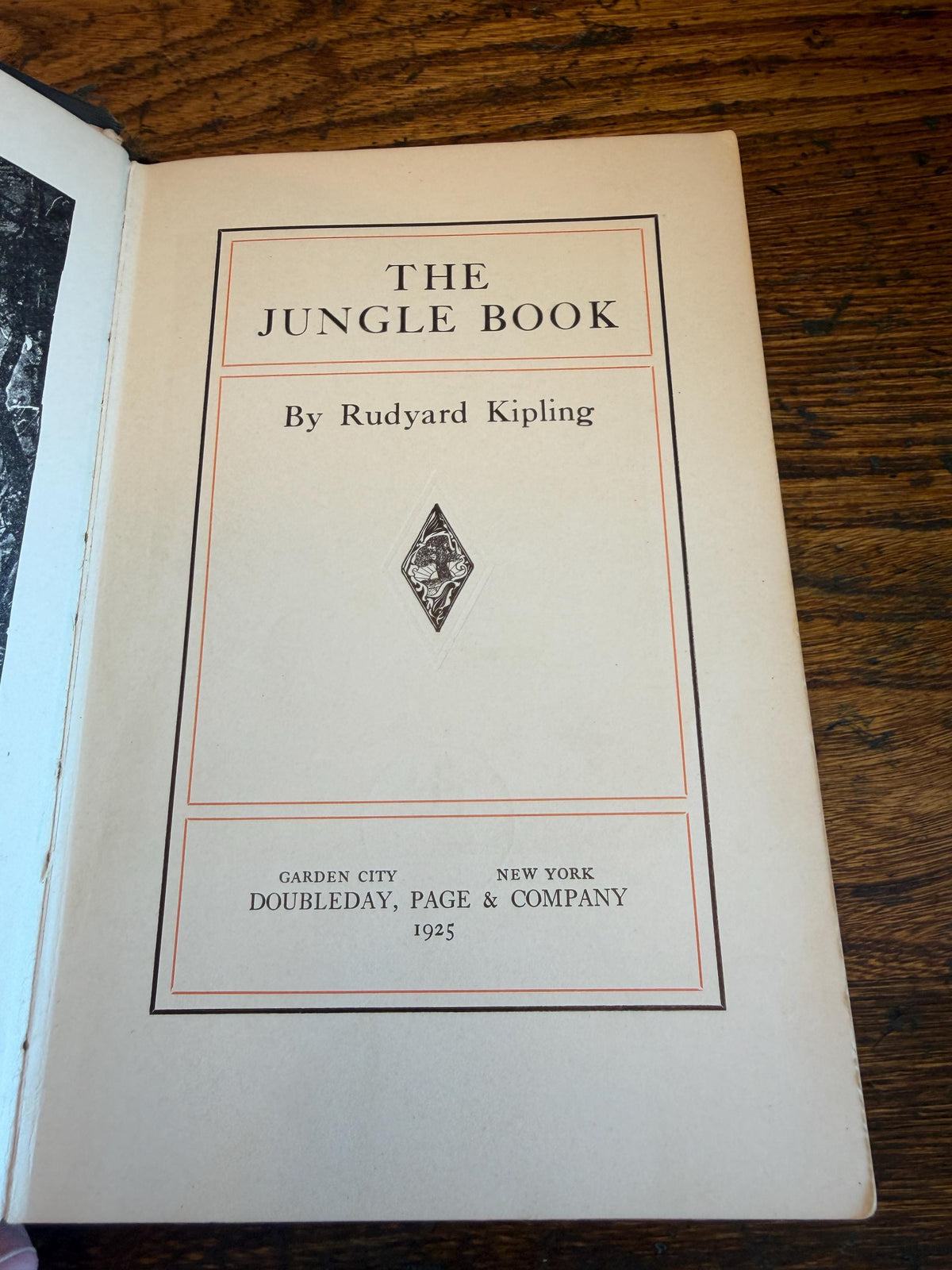 The Jungle Book by Rudyard Kipling | 1925 Hardcover