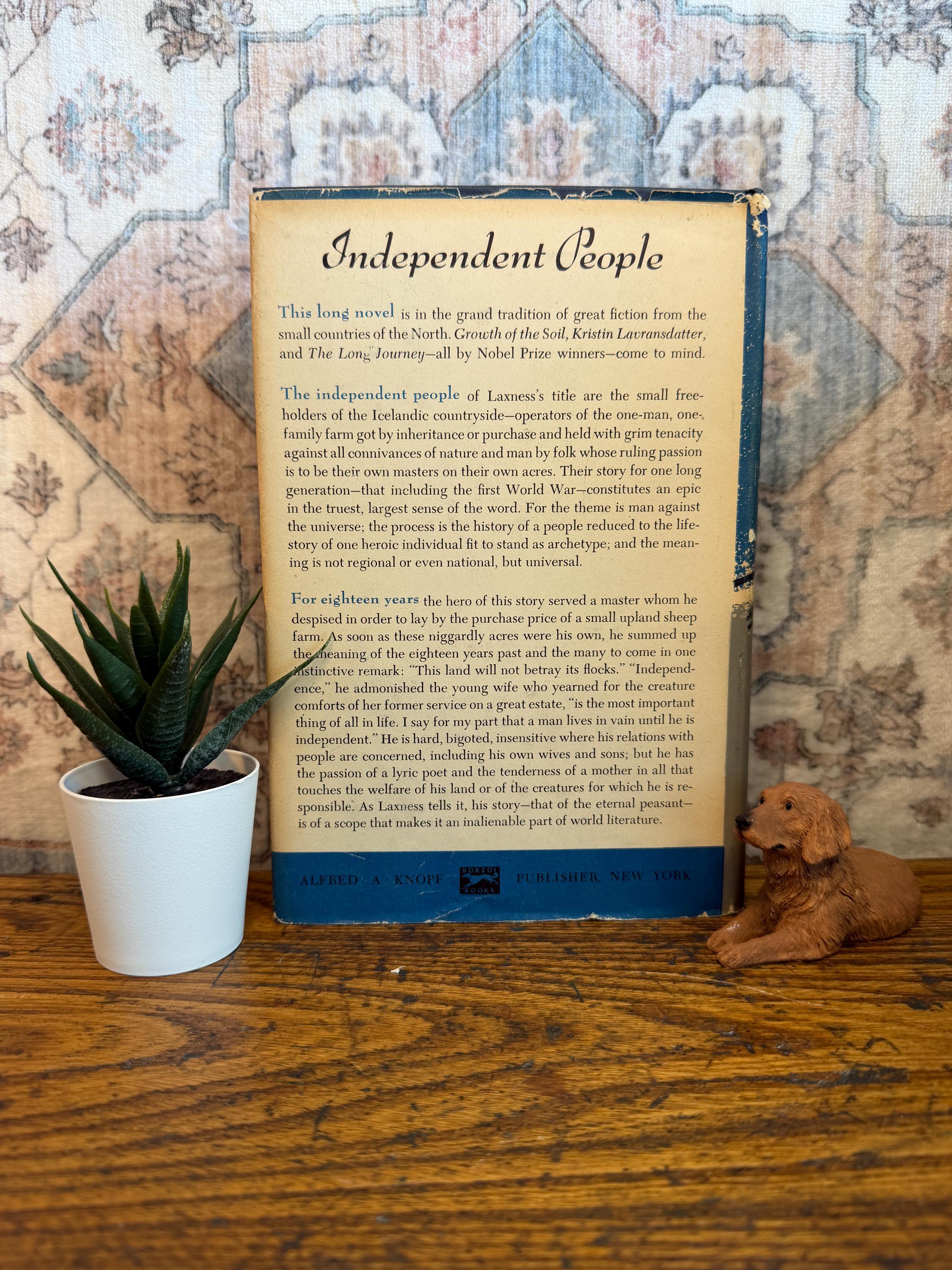 Independent People Halldór Laxness | 1946 Hardcover