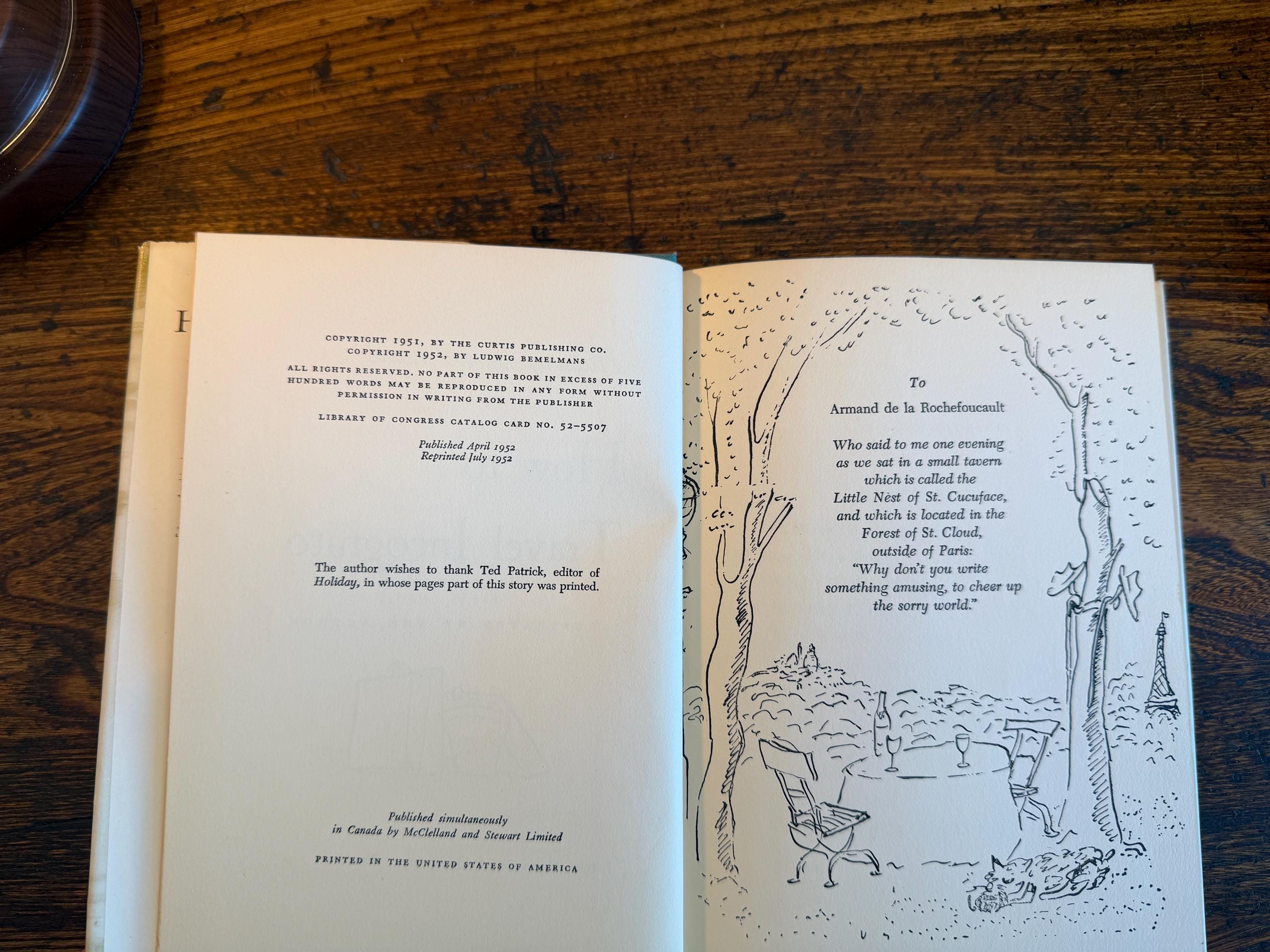 How to Travel Incognito by Ludwig Bemelmans | 1952 Illustrated Hardcover