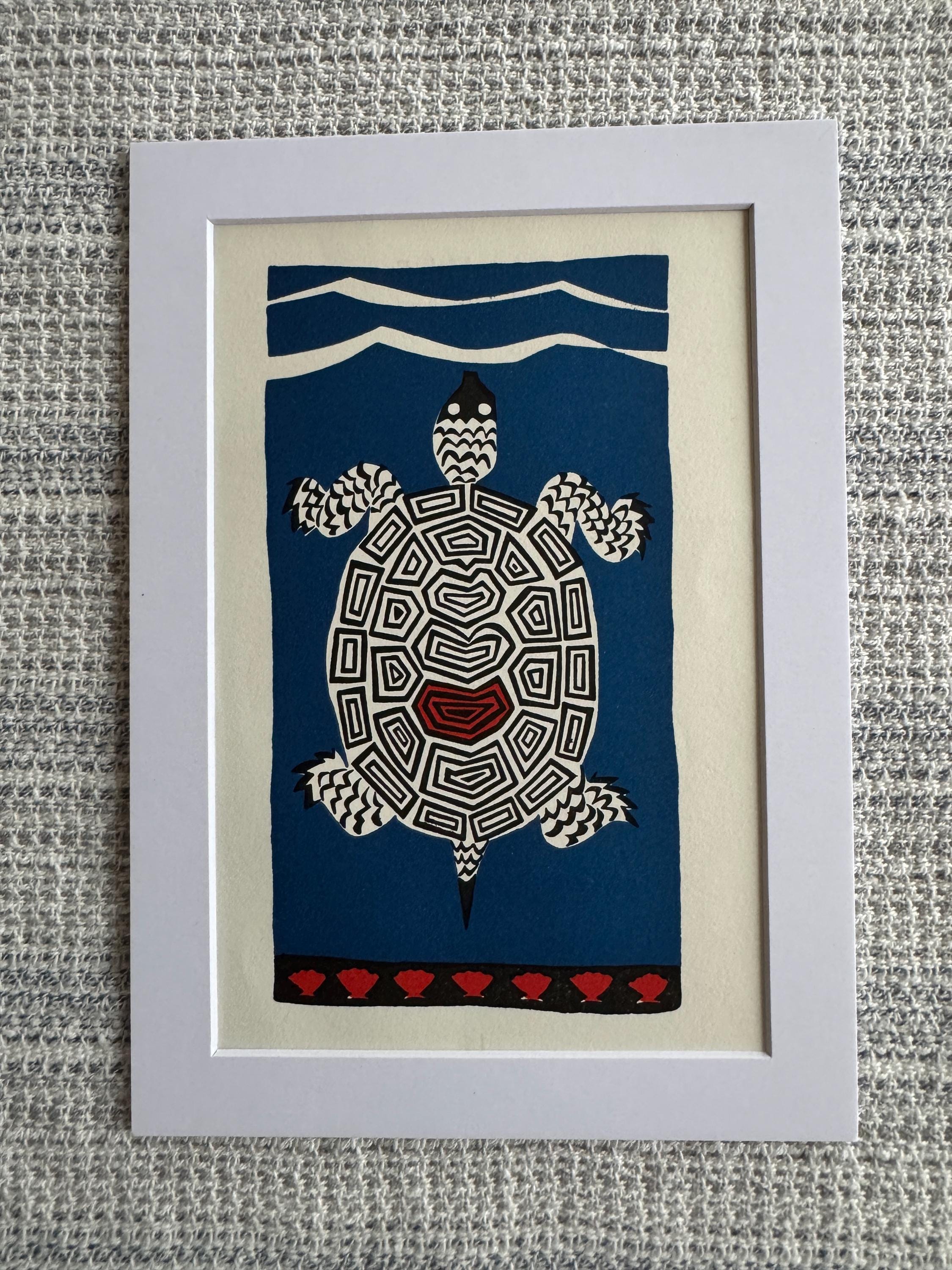 Simple French Cookery Book Plate Print 1958 – Turtle