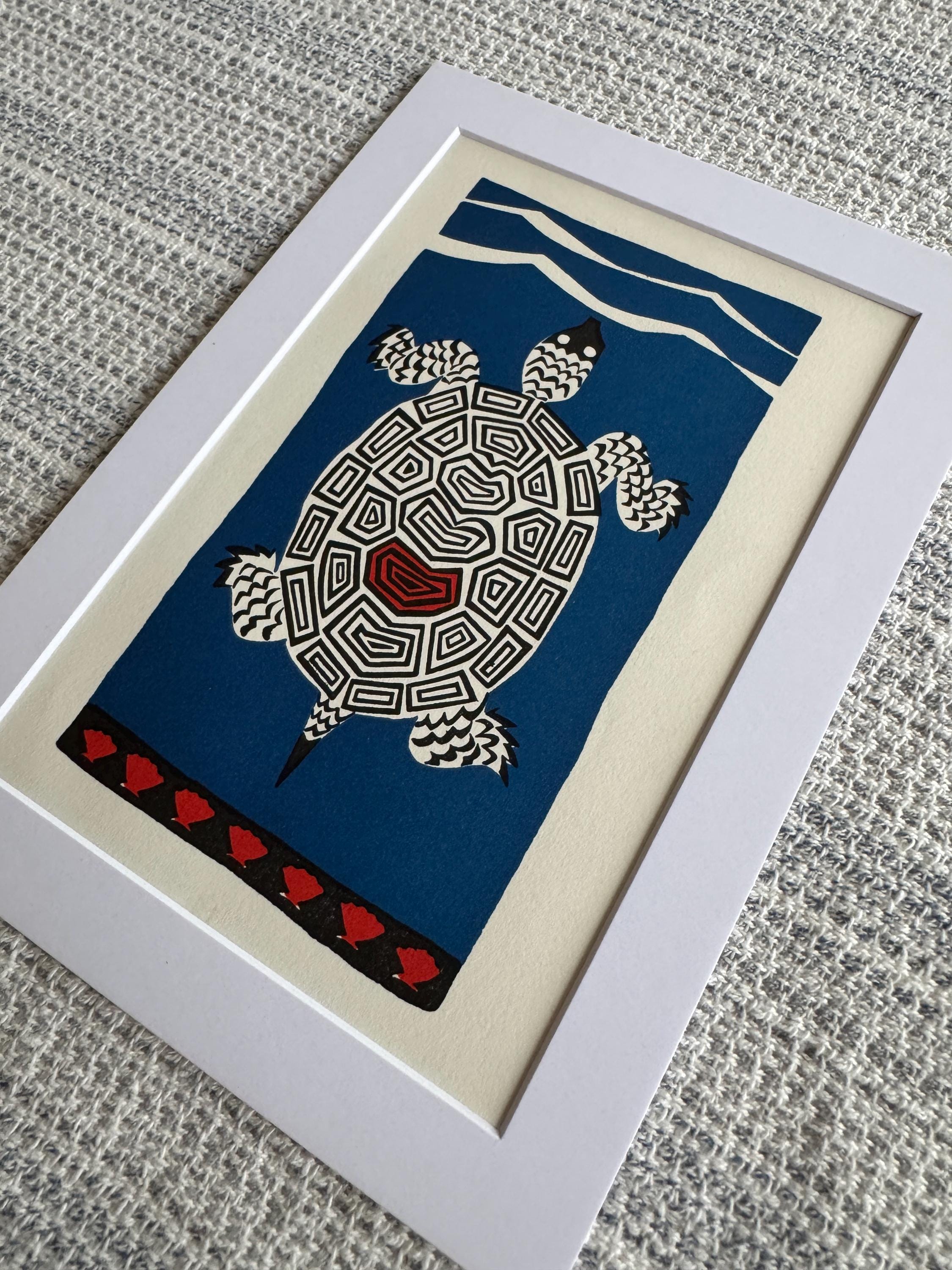 Simple French Cookery Book Plate Print 1958 – Turtle