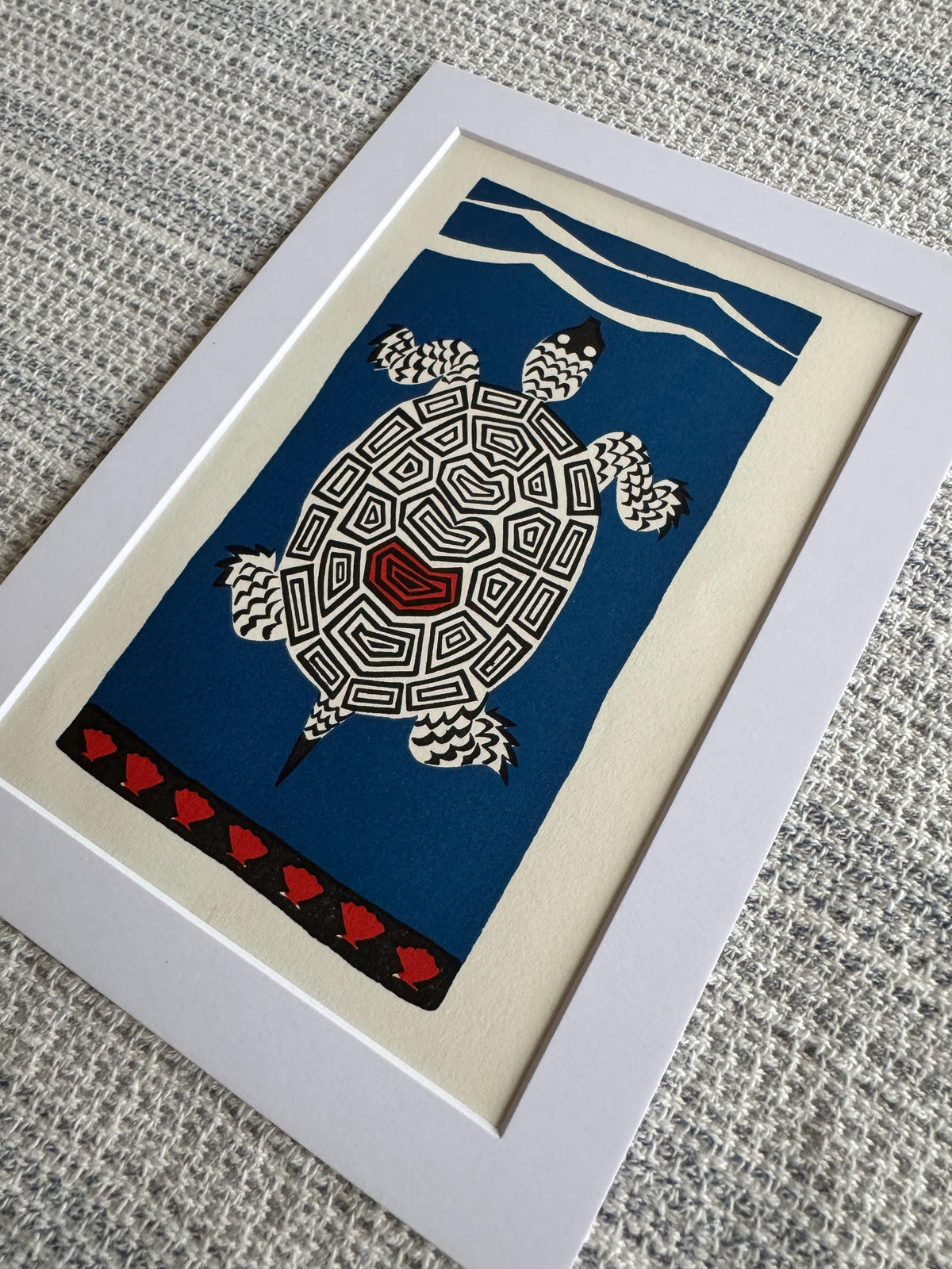 Simple French Cookery Book Plate Print 1958 – Turtle
