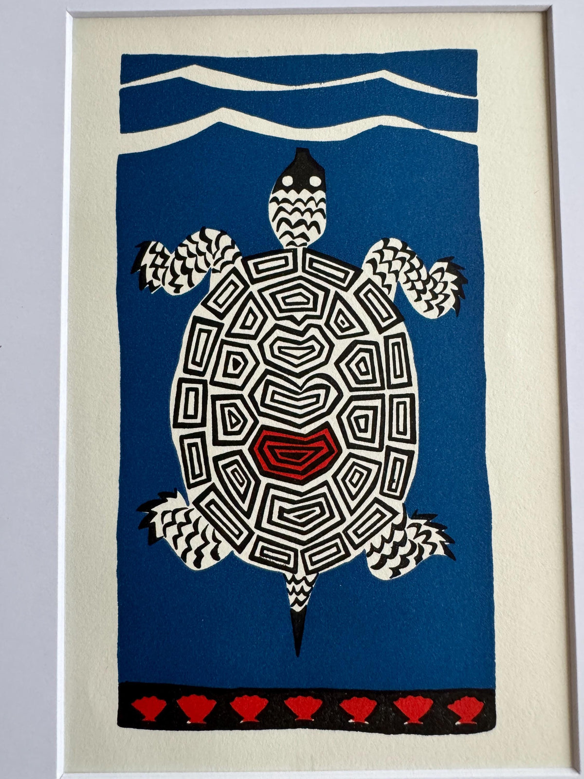 Simple French Cookery Book Plate Print 1958 – Turtle