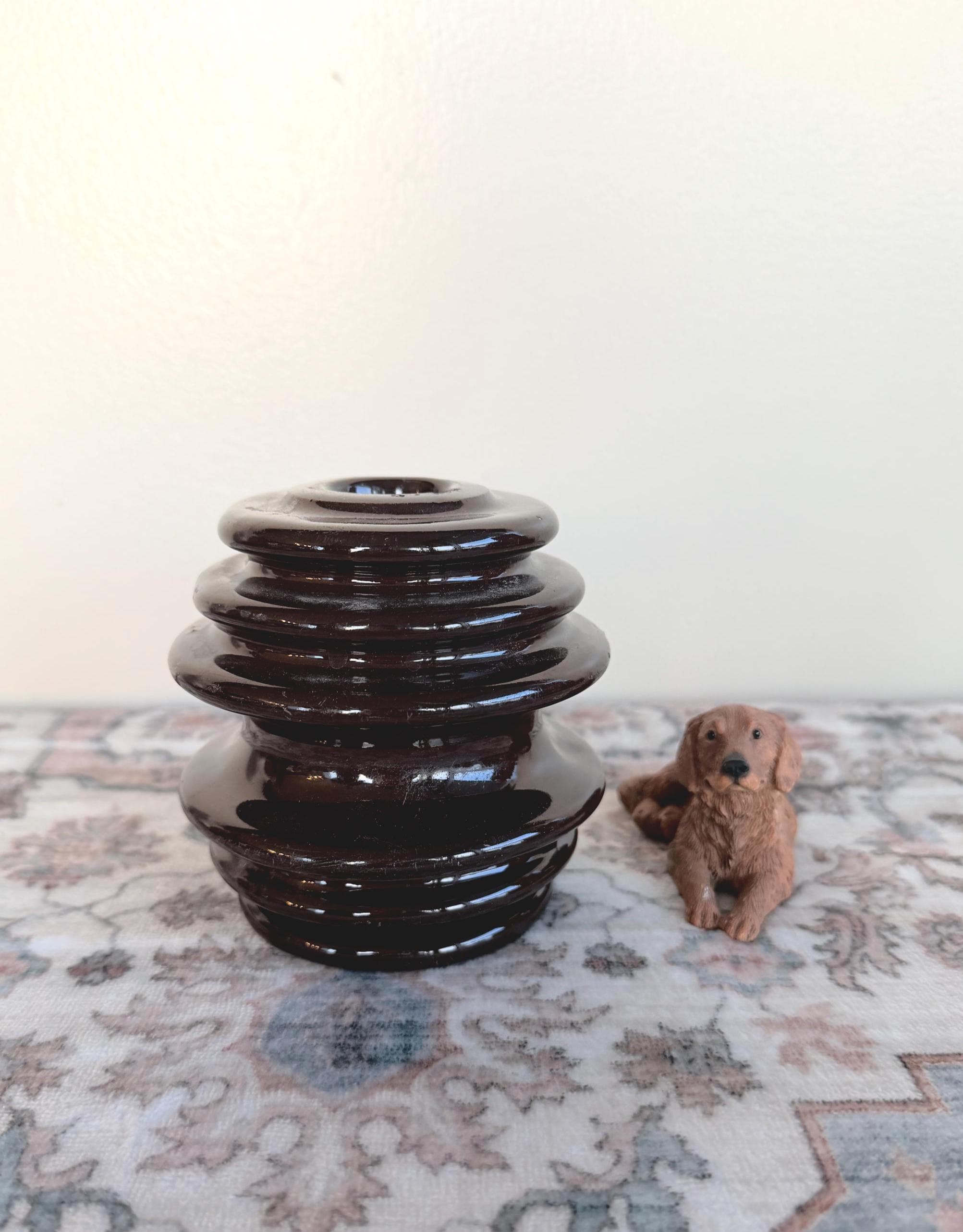 Vintage Ceramic Electrical Insulators – Assorted Glazes and Sizes