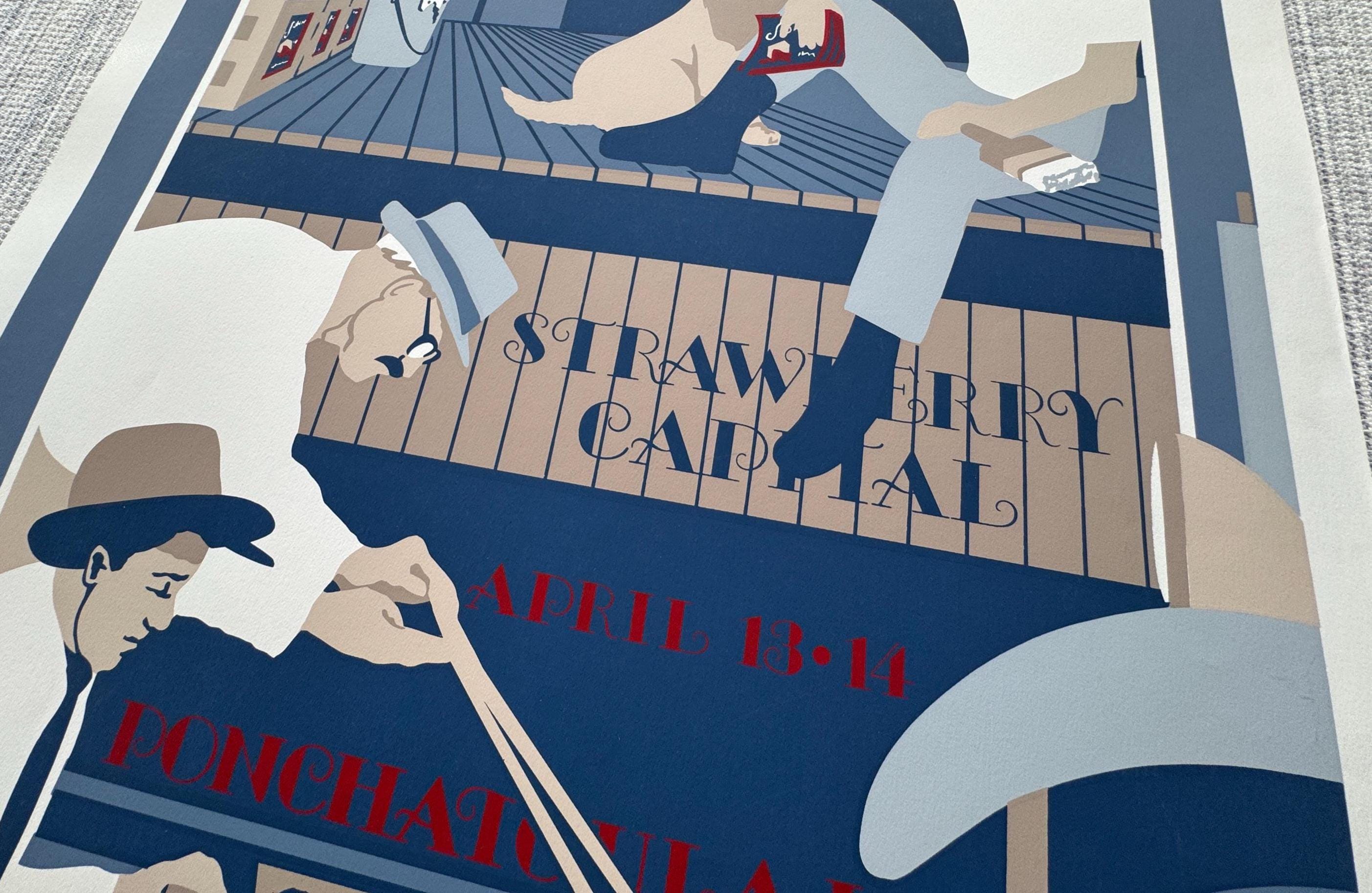 Strawberry Capital – 1985 – Kim Howes Zabbia | Silkscreen (205/500)