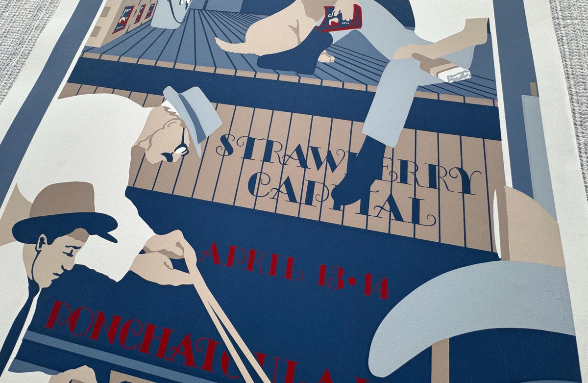 Strawberry Capital – 1985 – Kim Howes Zabbia | Silkscreen (205/500)