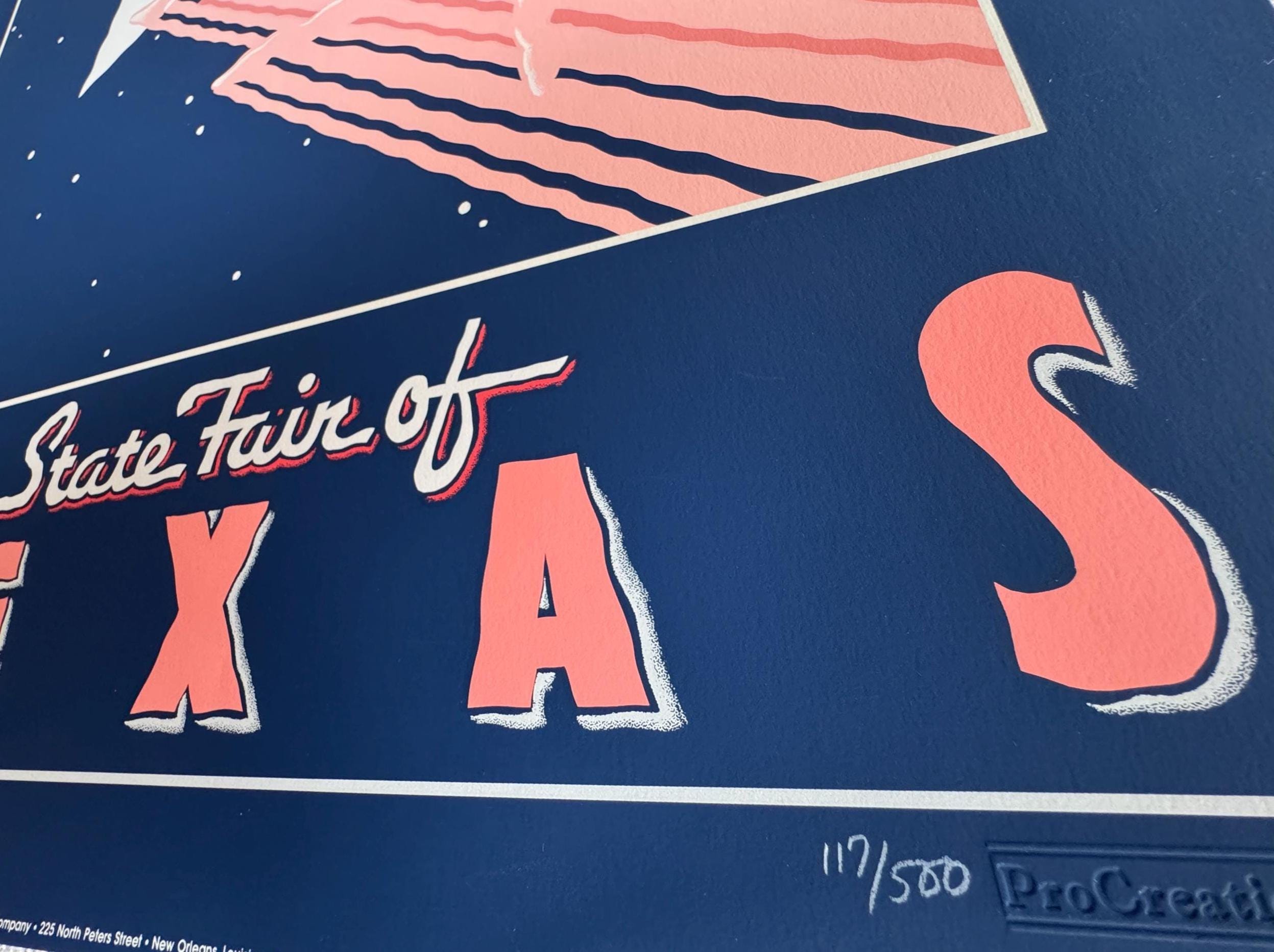 State Fair of Texas – 1982 – Phillip Collion | Silkscreen (117/500)