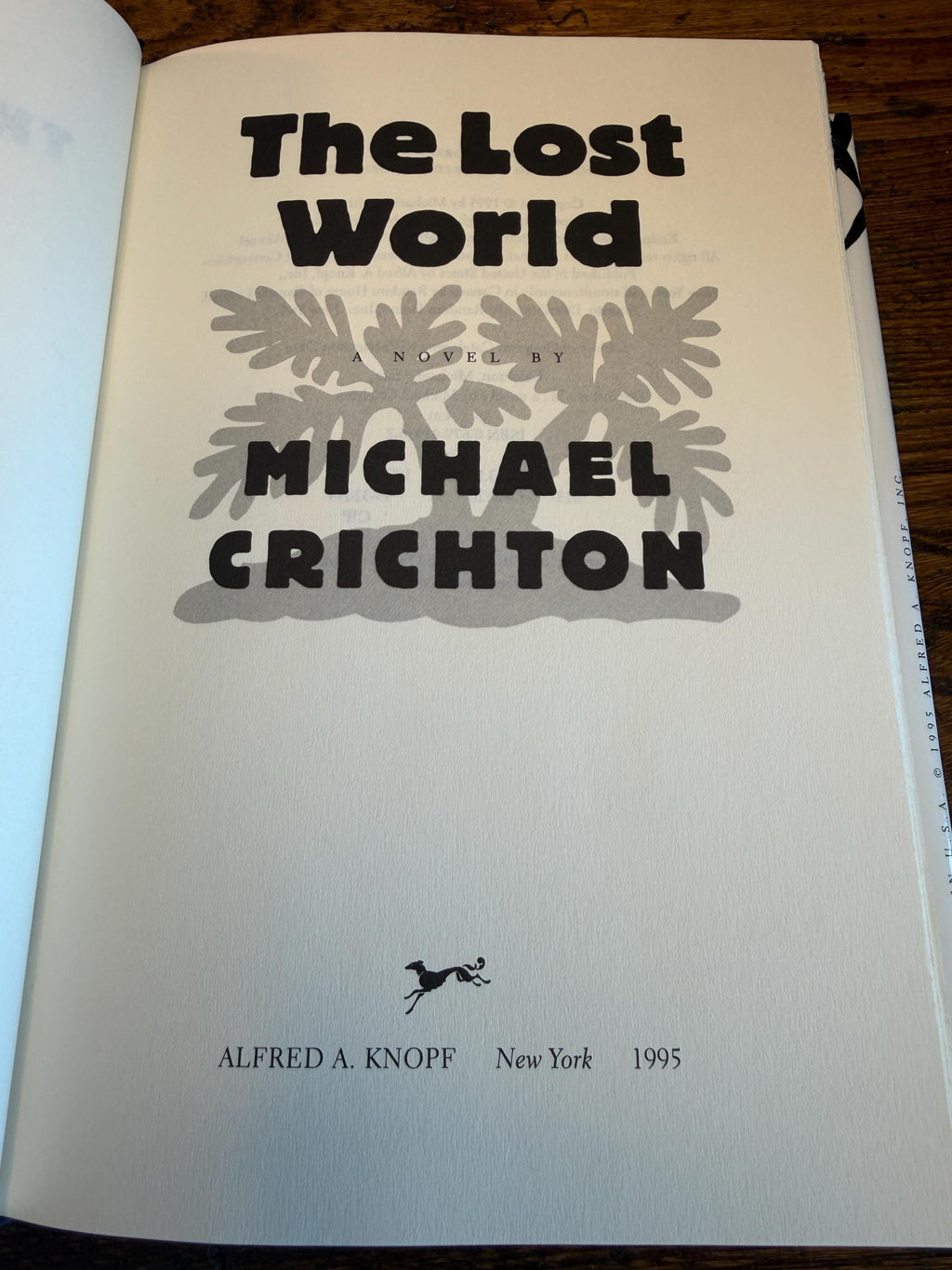 The Lost World by Michael Crichton | 1995 First Edition Hardcover