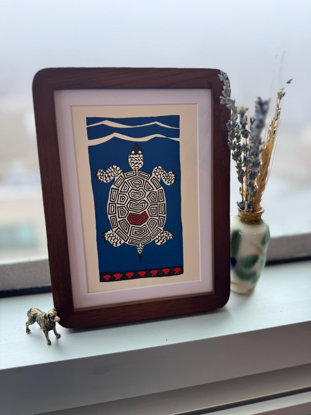 Simple French Cookery Book Plate Print 1958 – Turtle