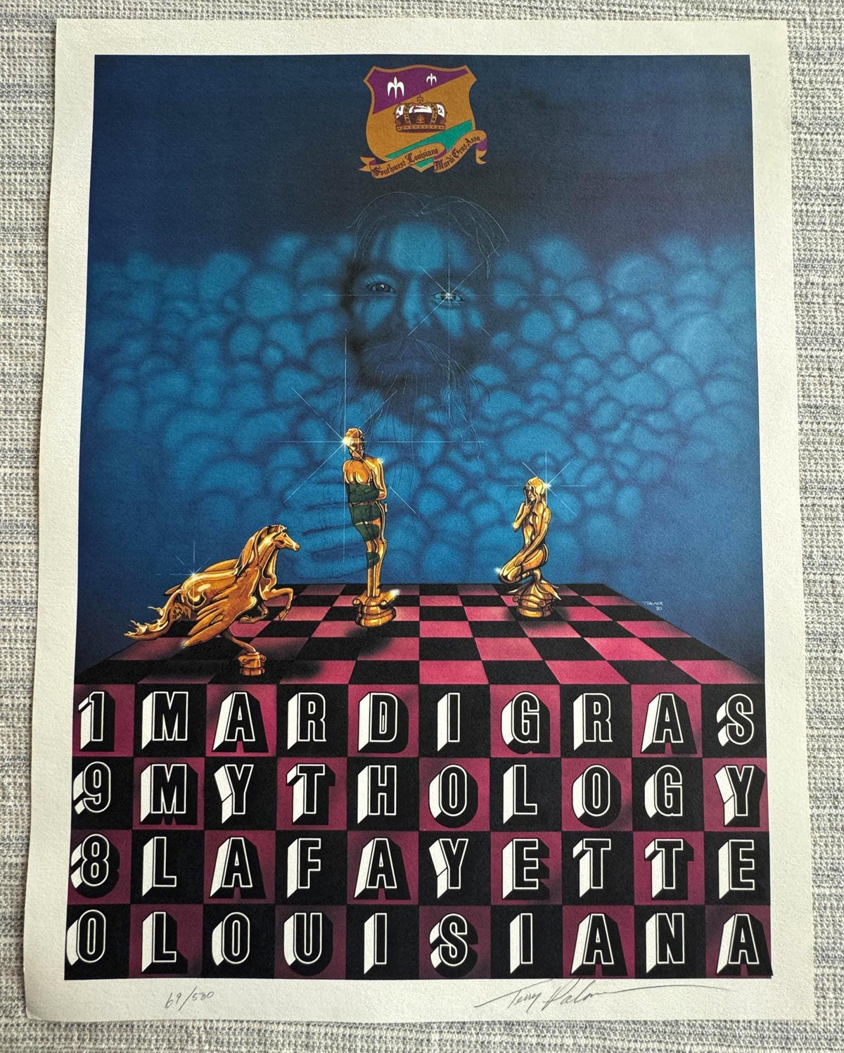 Mardi Gras Mythology – Terry Palmer – 1980 | Lithograph (69/500)