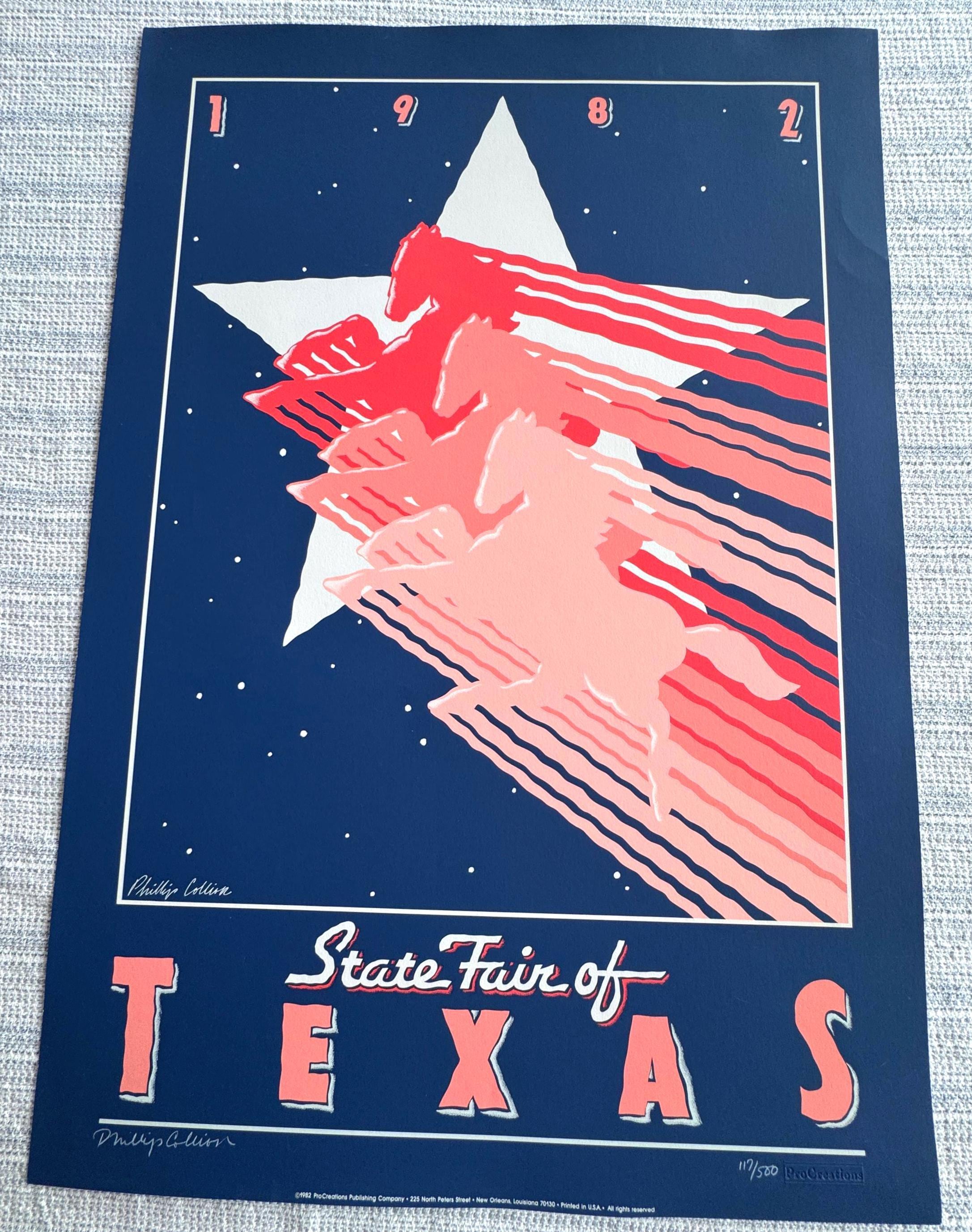 State Fair of Texas – 1982 – Phillip Collion | Silkscreen (117/500)