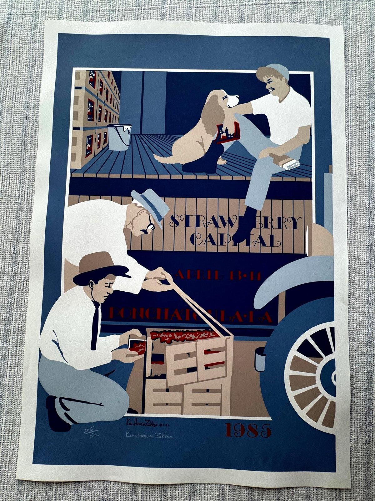 Strawberry Capital – 1985 – Kim Howes Zabbia | Silkscreen (205/500)