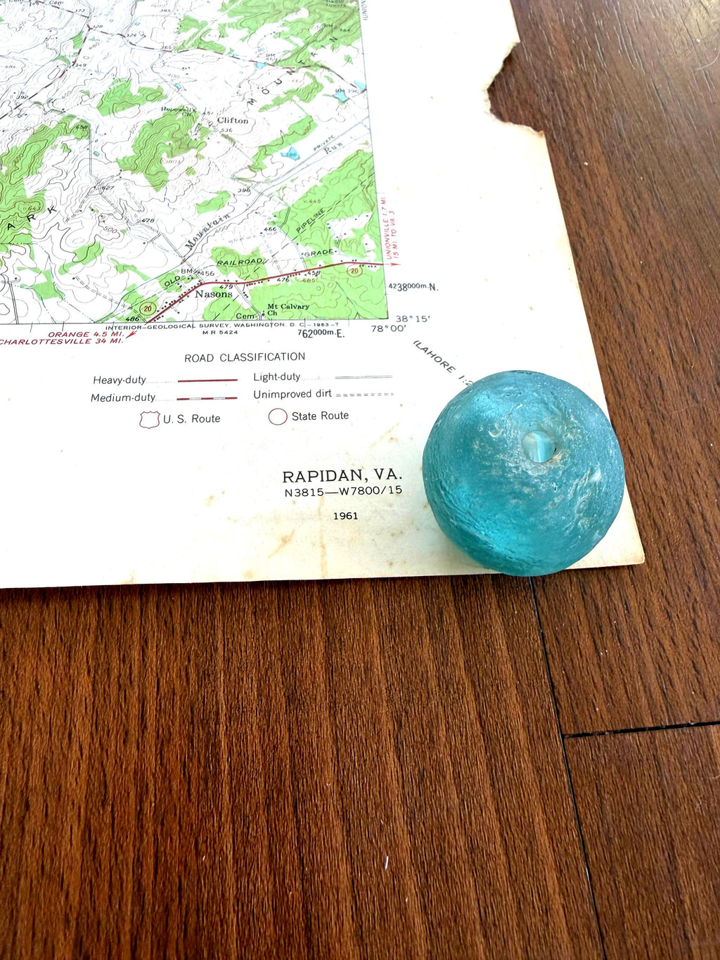 Rapidan, Virginia – USGS Quadrangle Map | 1961