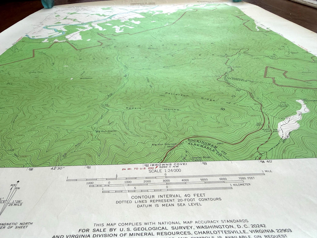 McGaheysville, Virginia – USGS Quadrangle Map | 1965