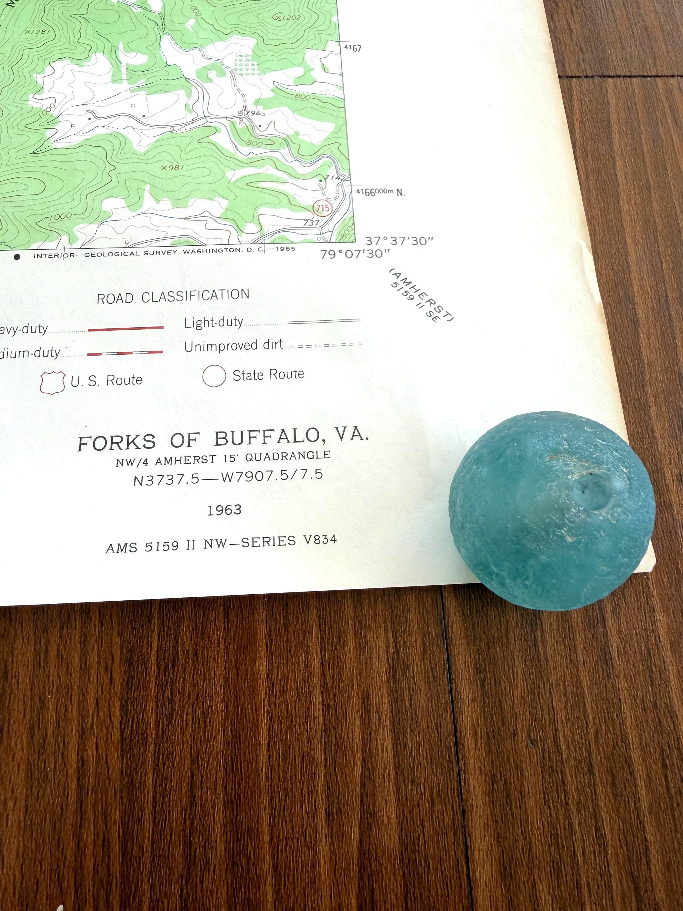 Forks of Buffalo, Virginia – USGS Quadrangle Map | 1963