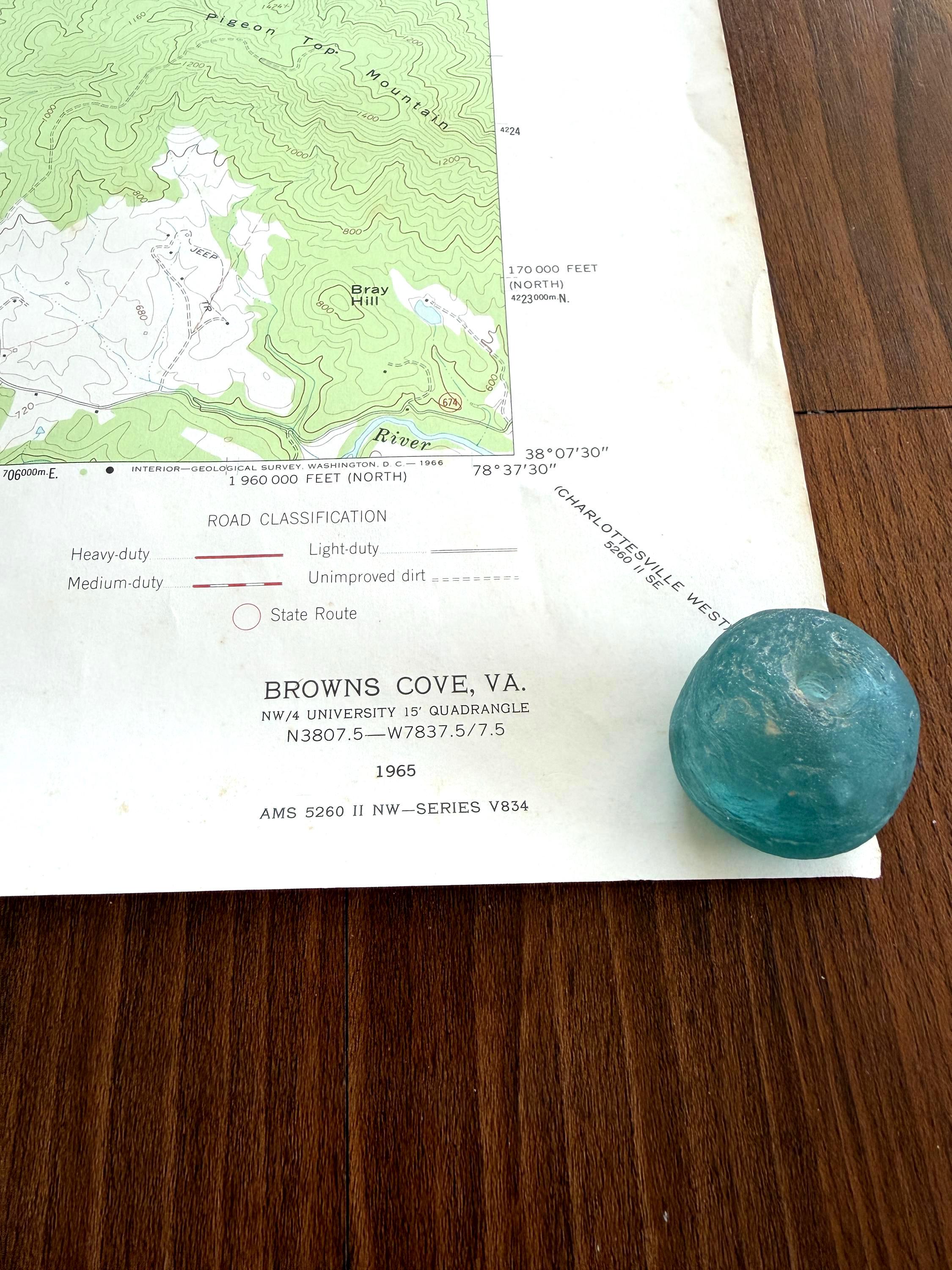 Browns Cove, Virginia – USGS Quadrangle Map | 1965